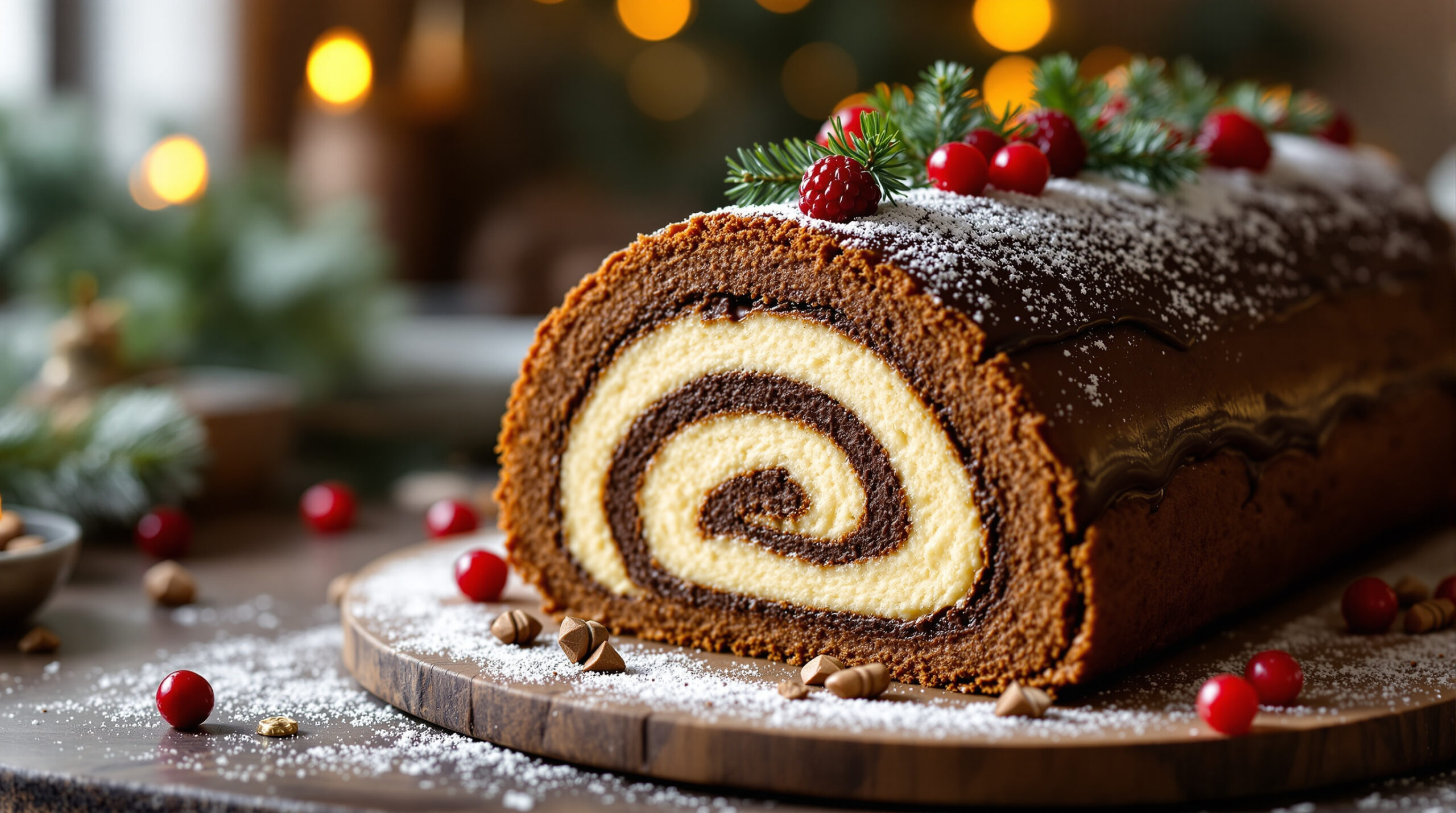 La méthode secrète des pâtissiers pour une bûche de Noël parfaite sans se prendre la tête