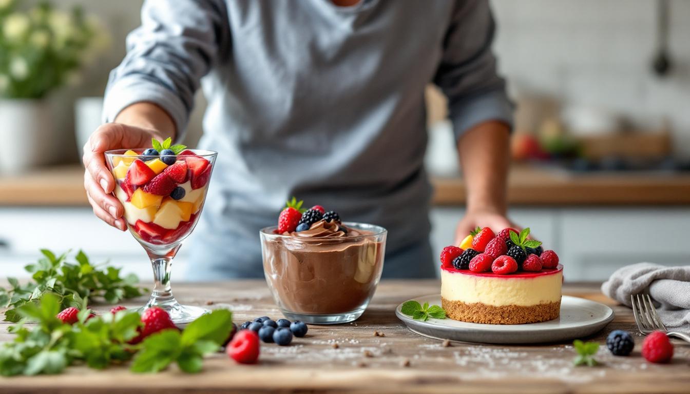 découvrez 3 recettes de desserts express à préparer facilement et rapidement sans utiliser de four. parfaits pour toutes les occasions gourmandes !