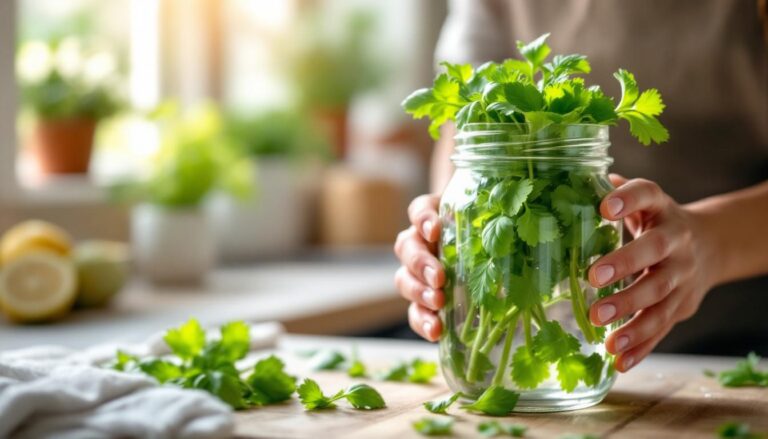 découvrez le truc infaillible pour conserver vos herbes fraîches plus longtemps et préserver toute leur saveur au quotidien.